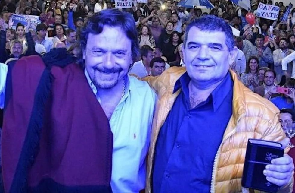 Sáenz y Olmedo juntos en Salta. (Web)