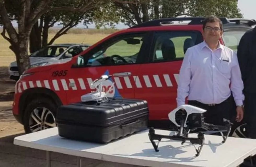 La Municipalidad de Córdoba capacita a 12 empleados para manejar drones en la ciudad en emergencias urbanas. (Municipalidad de Córdoba)