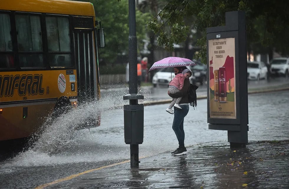 La lluvia volvió a ser protagonista en la tarde de este miércoles. (Pedro Castillo)