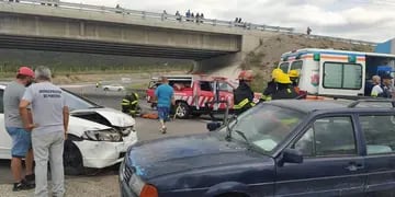 Accidente en el puente nuevo de San Antonio de Arredondo