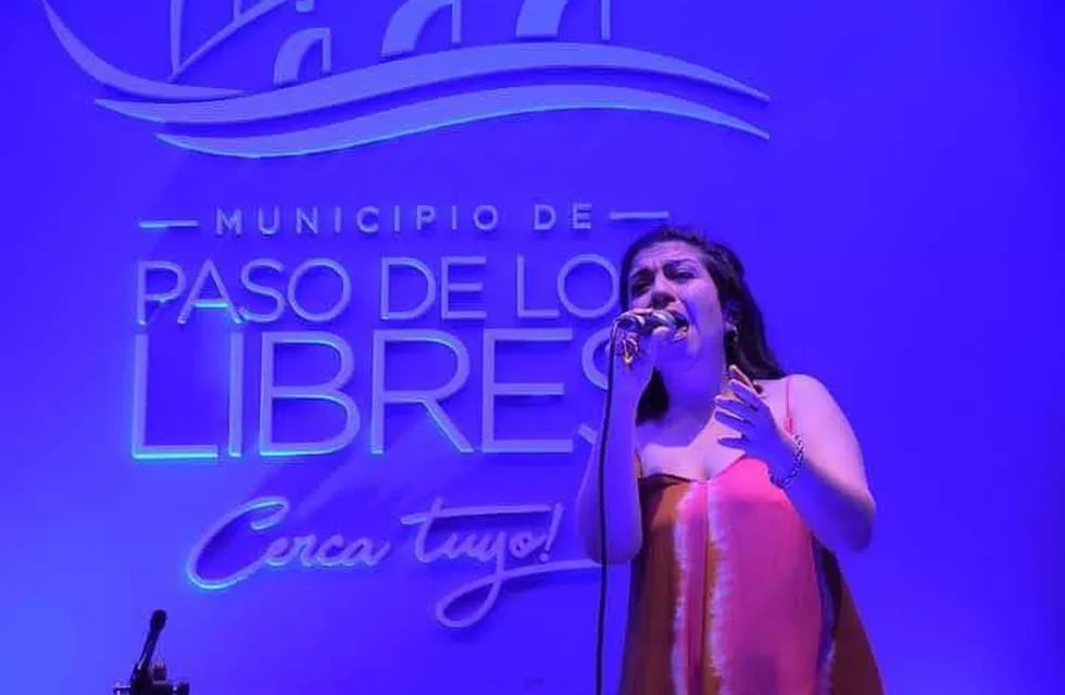 la interpretación de Araceli Da Silva de Paso de los Libres junto a Federico Mayuli y Germán Acuña.