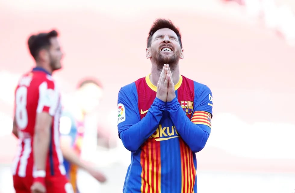 Lionel Messi no logró vencer al Atlético de Madrid.