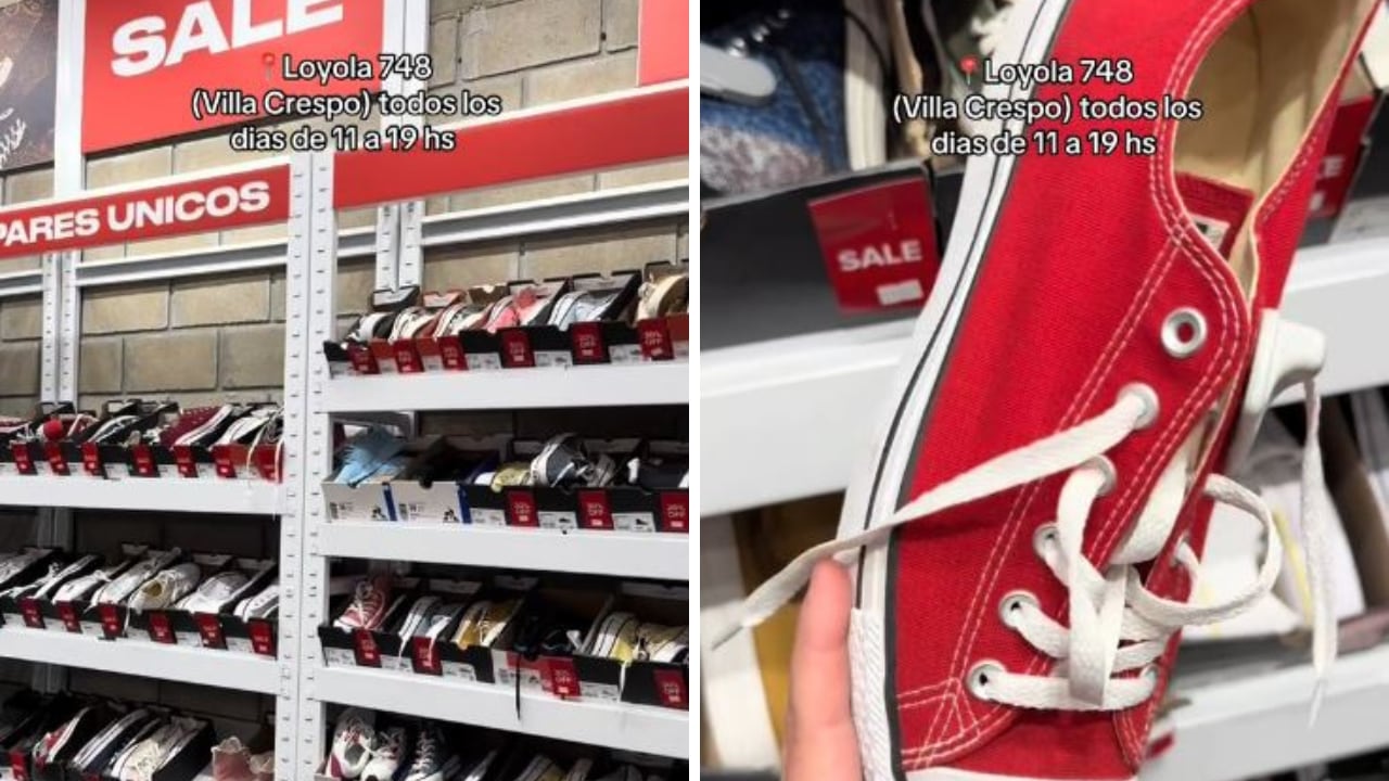Outlet: así se pueden comprar zapatillas originales de Converse a partir de los $39.000.