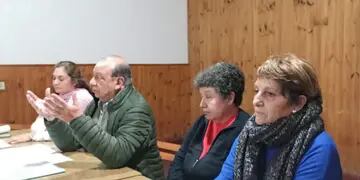 Claudia Cittadino participó de la reunión informativa por la obra de pavimentación