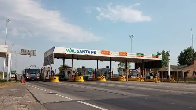 Estación de peaje de la Autopista Rosario-Santa Fe