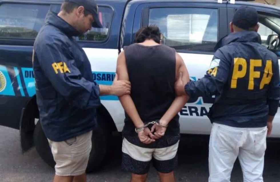Policía Federal detuvo a dos narcos en Rosario