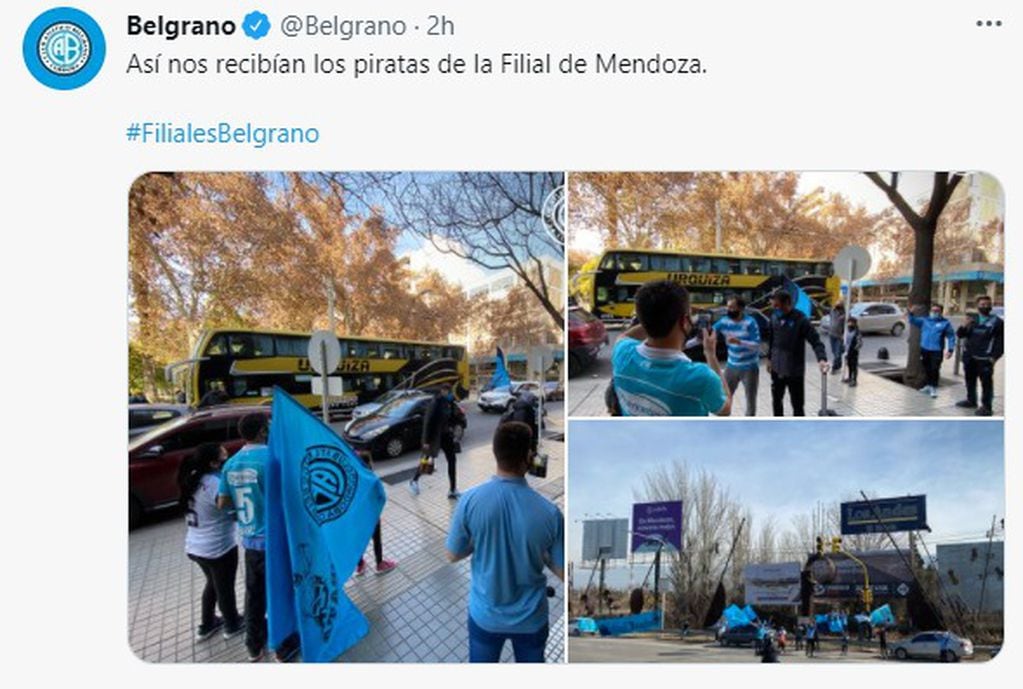 La filial Pirata en Mendoza recibió al plantel que conduce Guillermo Farré.