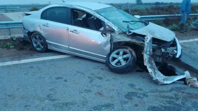 Accidente autopista 19 en Arroyito