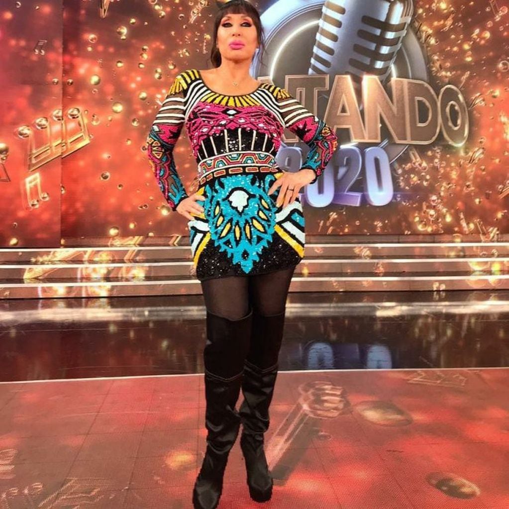 Moria Casán en el Cantando 2020 (Instagram)