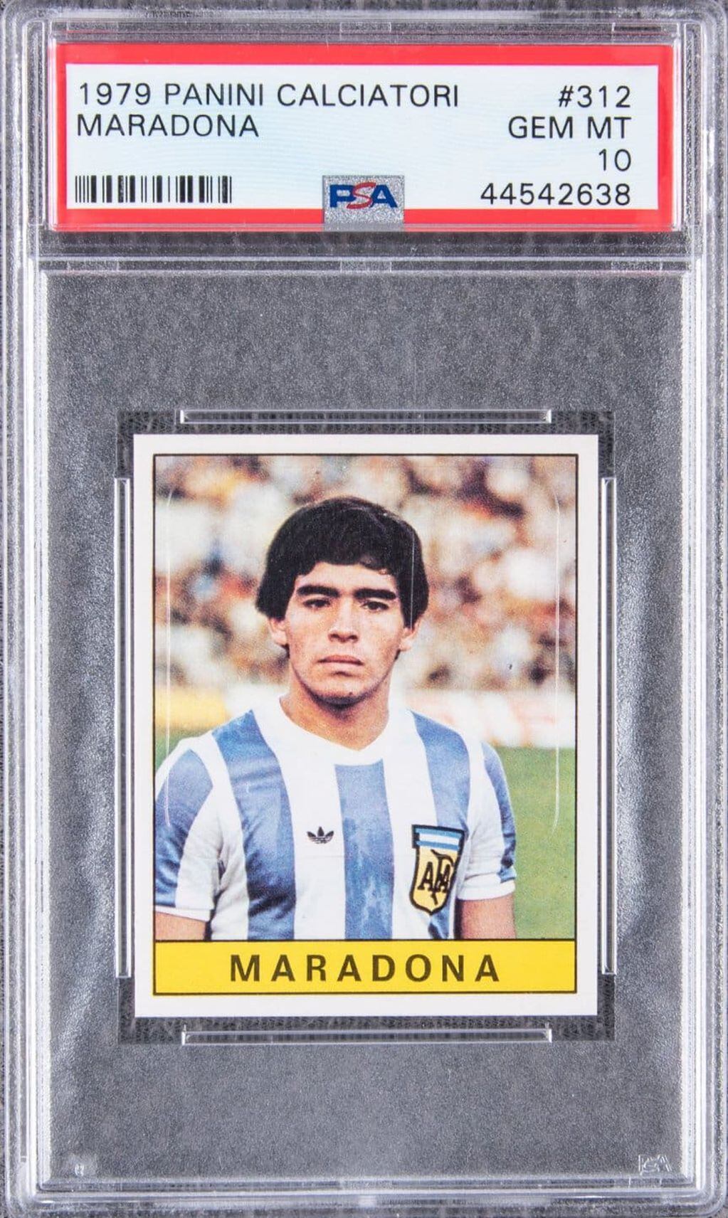 La figurita de Diego Maradona en el mundial juvenil de 1979