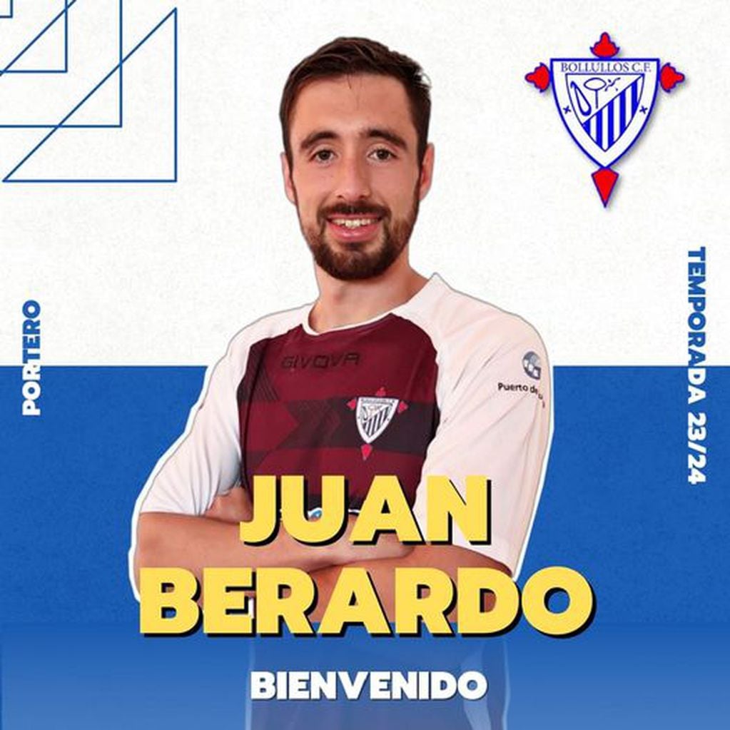 Juan Berardo arquero de Arroyito en el Bollullos Fútbol Club