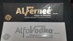 Alfajores de fernet y vodka