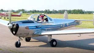 El aero club de San Rafael ahora tiene un avión adaptado para pilotos con discapacidad 