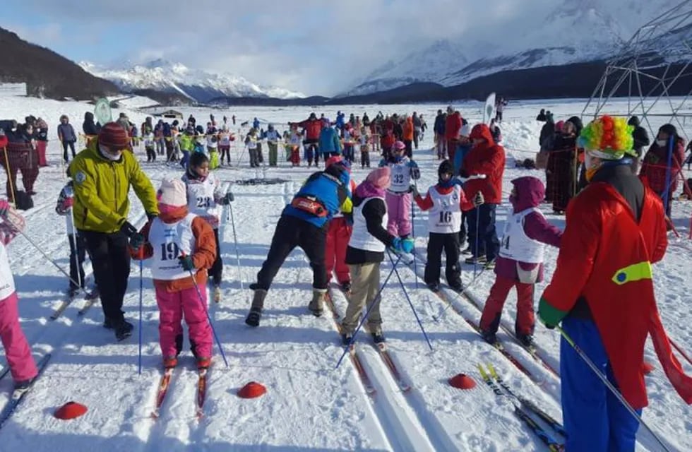 Esquí de Fondo para niños en Ushuaia.