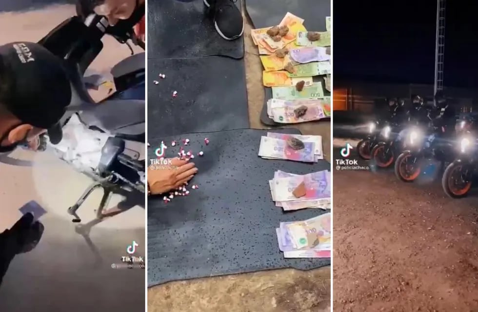 Los policías de Chaco se volvieron virales por sus videos en TikTok.