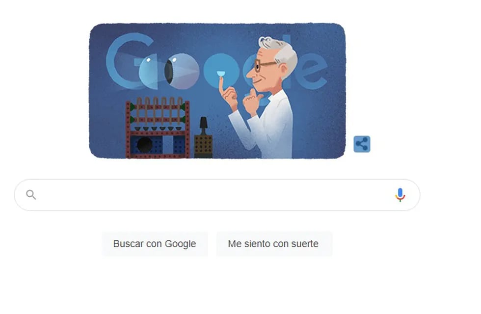 Google homenajea este miércoles a Otto Wichterle, creador de los lentes de contacto.