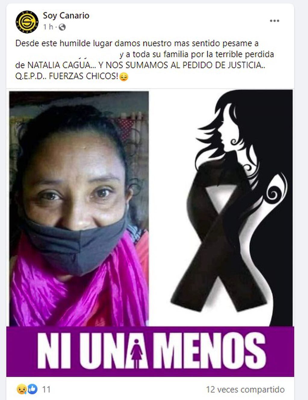 Convocan a una marcha en reclamo de justicia por el femicidio de Natalia Tagua en San Rafael