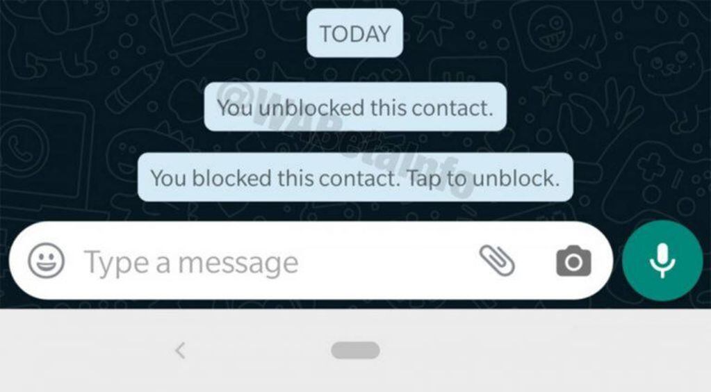 Así se verán los chats con usuarios bloqueados (Web)