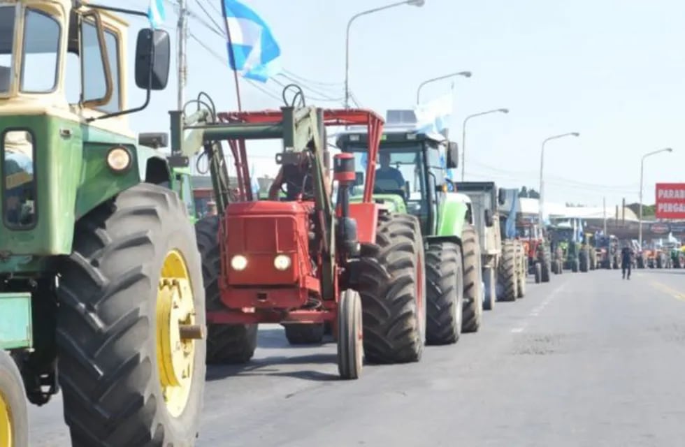 Tractorazo en Pergamino