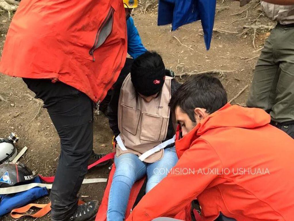 Rescates dela Comisión de Auxilio Ushuaia. Fotos: CAU.