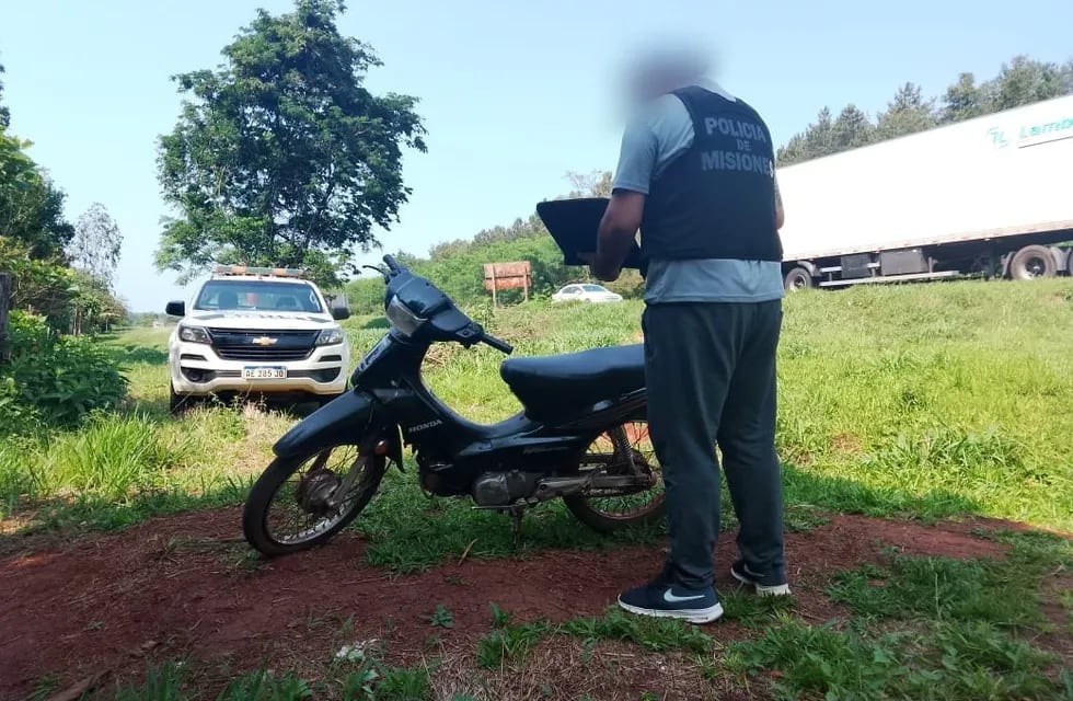 Puerto Iguazú: recuperan una motocicleta que había sido sustraída y comercializada.