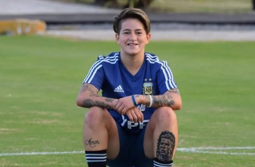Yamila Rodríguez jugadora de la Selección Argentina de Fútbol Femenino. (CIMECO)
