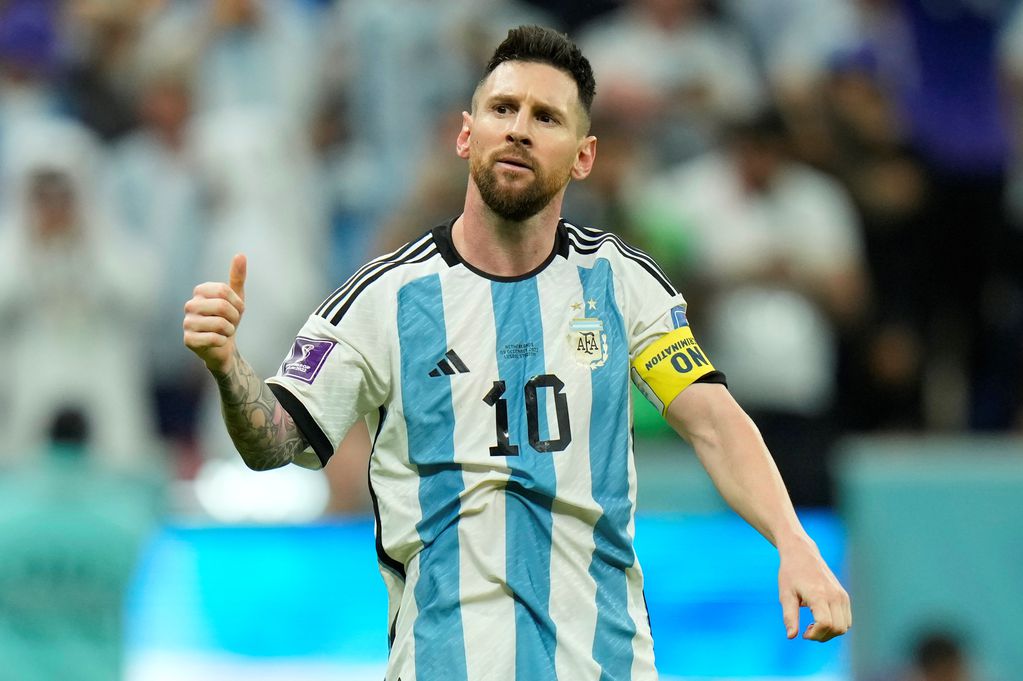 Argentina superó con un contundente 3 a 0 a Croacia con un Messi fantástico. Foto: AP.