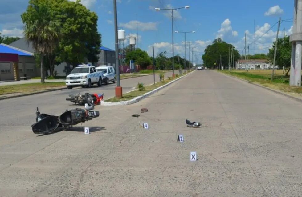 Una mujer perdió la vida en un choque entre motos en el Circuito Cinco