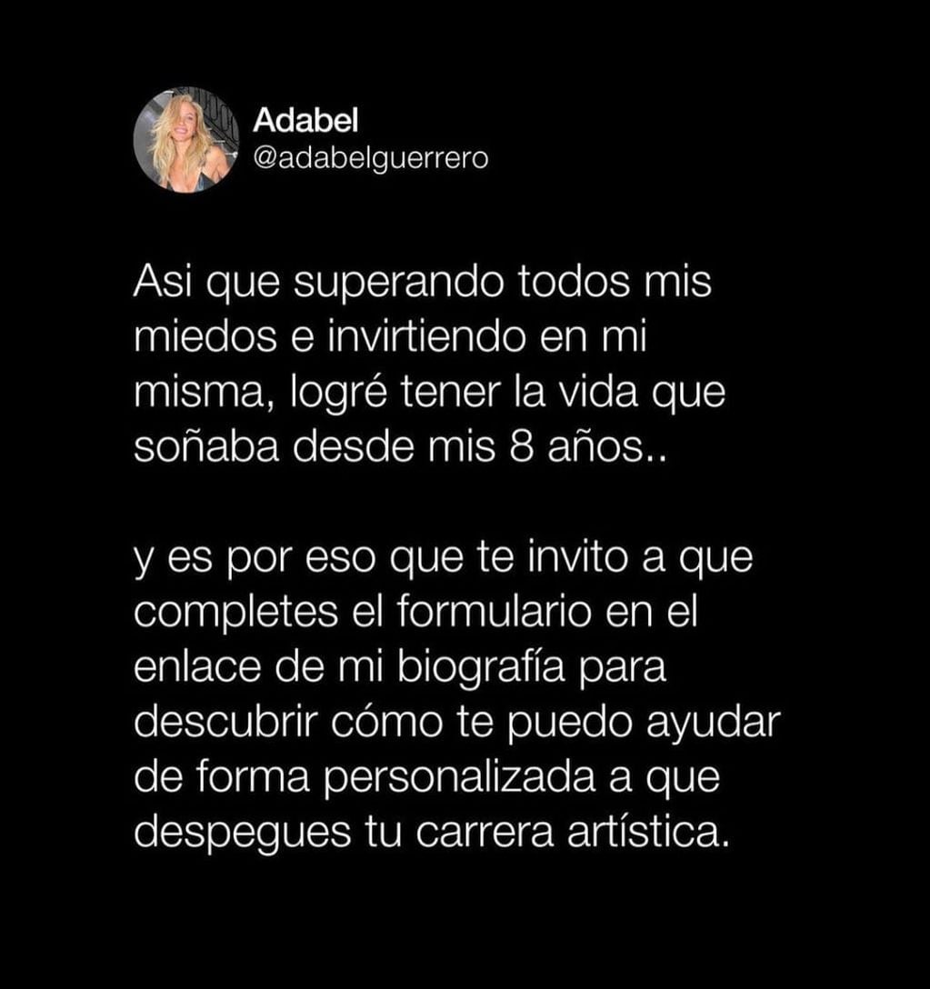 Adabel Guerrero y su historia de superación