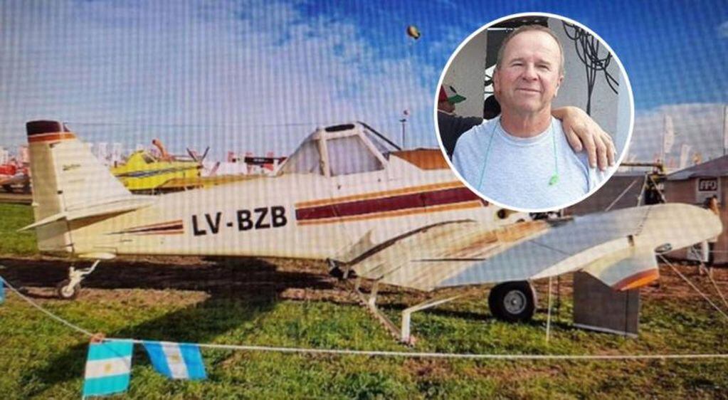 Encontraron muerto al piloto que se estrelló con su avioneta en San Luis.