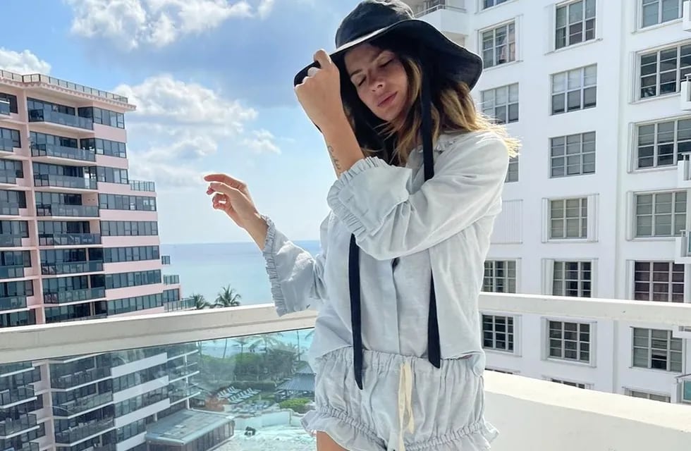 La china Suárez está en Miami.