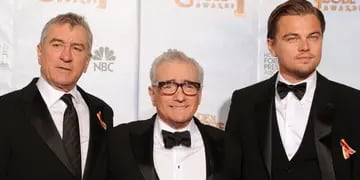 Robert De Niro, Martin Scorsese y Leonardo DiCaprio