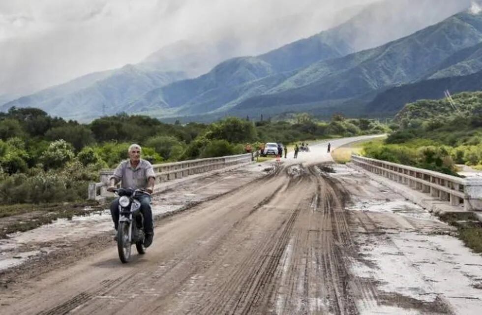 Las tormentas vienen provocando distintos problemas en los caminos.