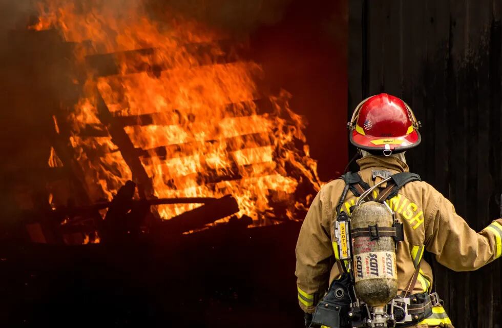 Incendio (imagen ilustrativa). Un niño de 6 años salvó a su madre en Merlo, San Luis.
