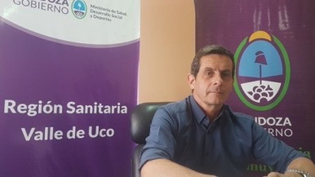 Rodolfo Guillen, director de la Región Sanitaria Valle de Uco.