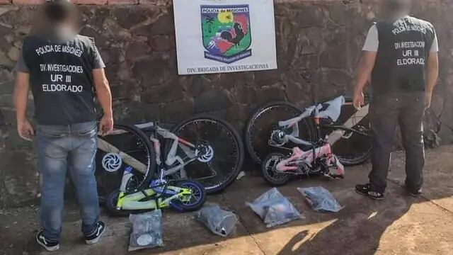 Recuperaron bicicletas que habían sido sustraídas de un local comercial en Eldorado