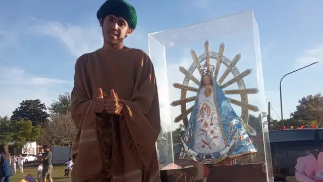 La celebración de la Virgen de Luján no pasó desapercibida en Pérez