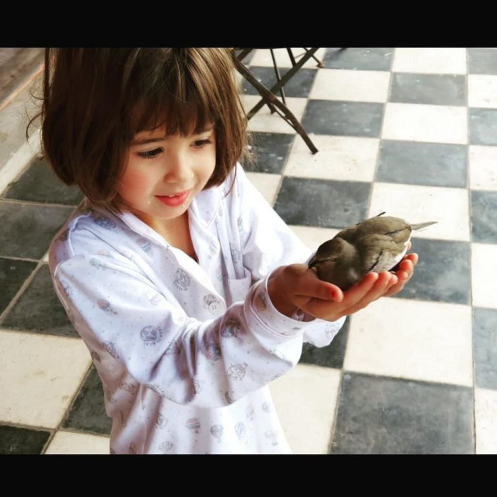 Rufina, la hija de la China Suárez y Nicolás Cabré (Foto: Instagram/ sangrejaponesa)