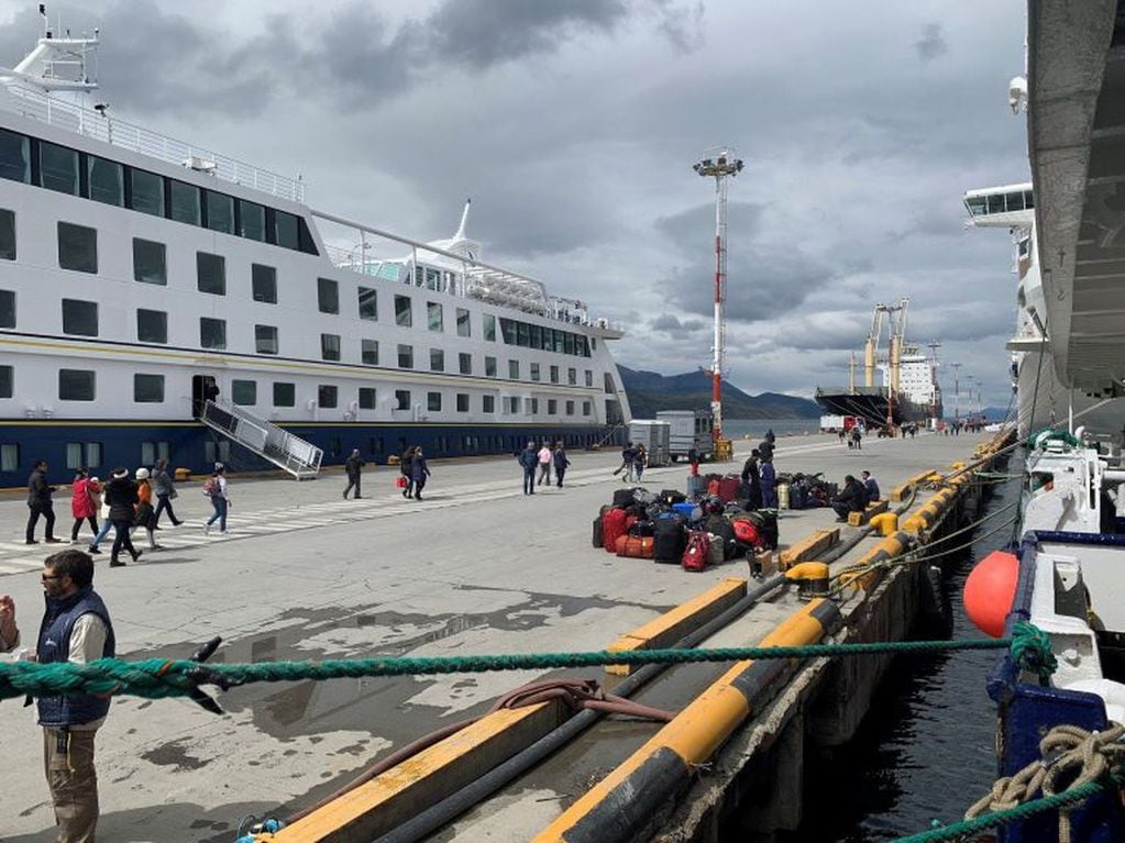 Luego de la pandemia se trabajó en protocolos sanitarios que posicionaron al Puerto de Ushuaia como un puerto seguro.