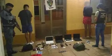Detenidos luego de ser atrapados robado dentro de una vivienda en Posadas