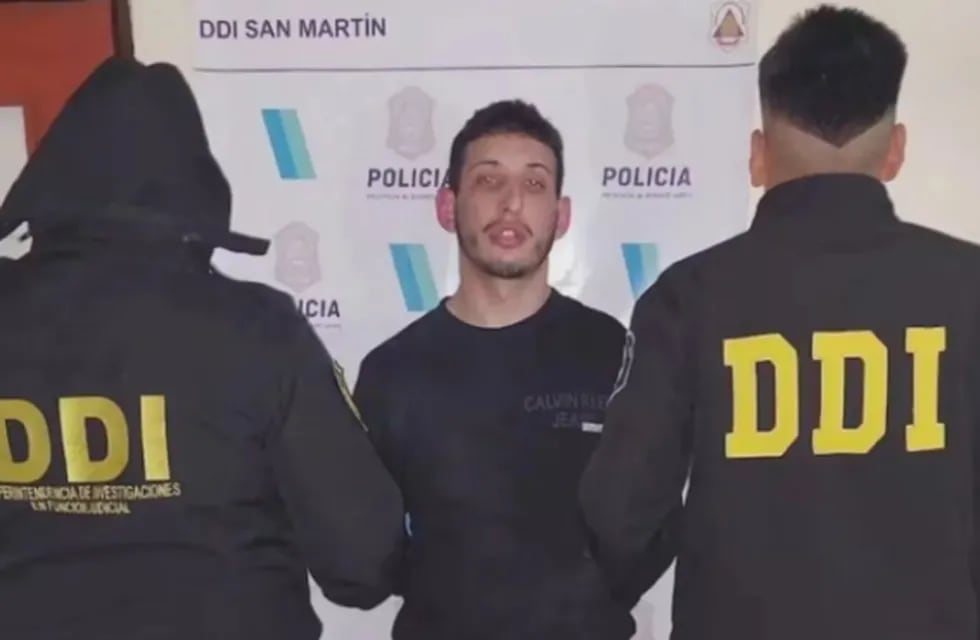 Luca Nahuel Baigorria detenido.