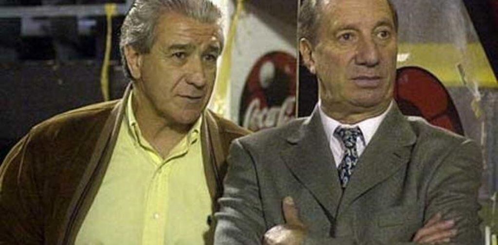 Carlos Pachamé y Carlos Bilardo. (Archivo)