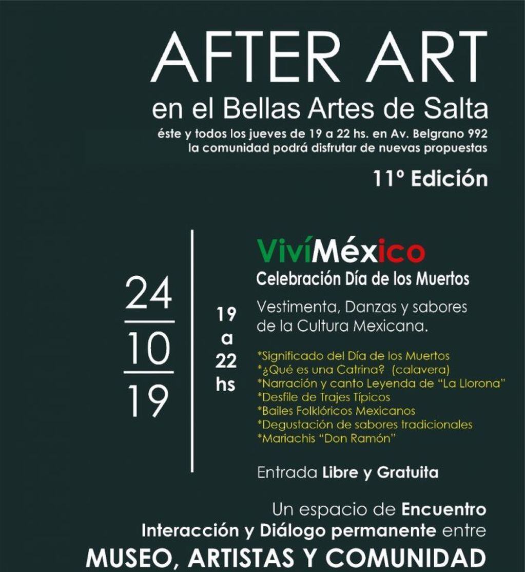 After Art "Viví México" (Museo Bellas Artes Salta)