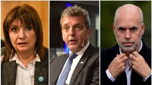 Elecciones Paso 2023: Patricia Bullrich, Sergio Massa y Horacio Rodríguez Larreta