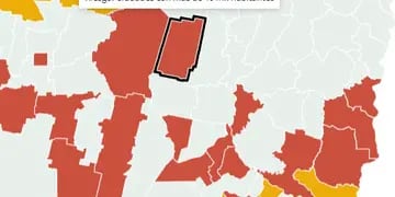 El departamento Castellanos sigue en la "zona roja"