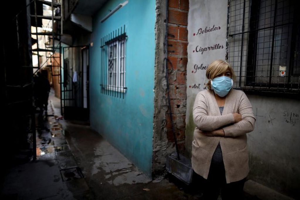 Cristina Rodriguez, una vecina del Barrio 31(Foto: AP Photo/Natacha Pisarenko)