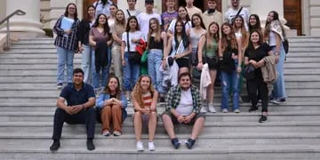 Ganadores del Concejo Estudiantil de Tres Arroyos visitaron La Plata