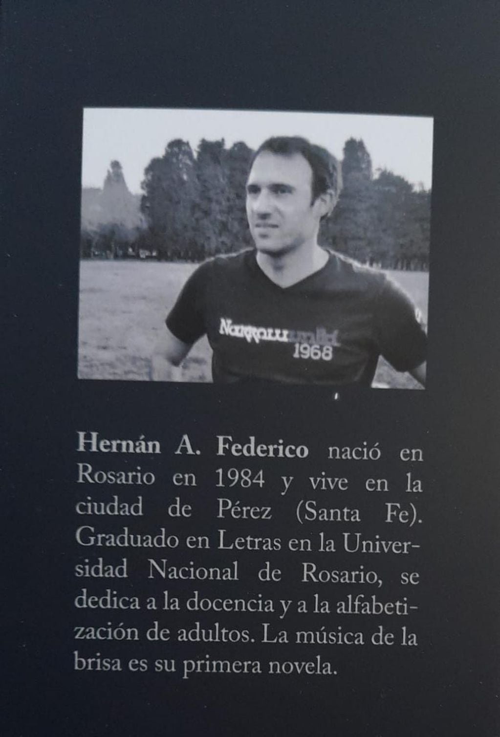 La novela de Hernán Federico “La música de la brisa” es solicitada por muchos vecinos de Pérez