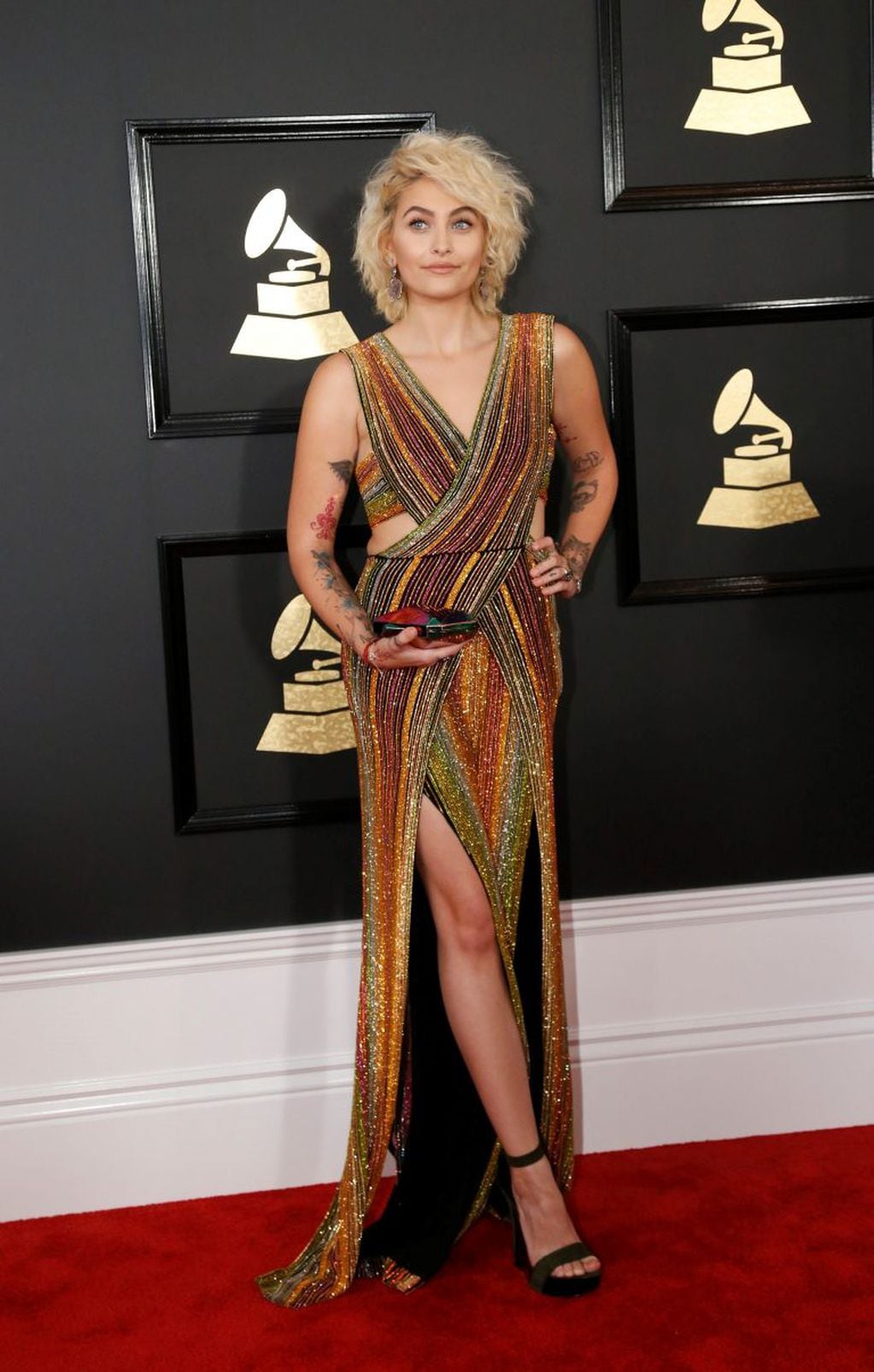 Paris Jackson arrives at the 59th Annual Grammy Awards in Los Angeles, California, U.S. , February 12, 2017. REUTERS/Mario Anzuoni