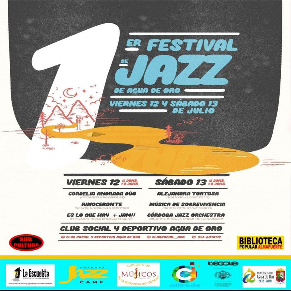 1° Festival de Jazz de Agua de Oro.